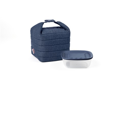 borsa termica handy jeans con contenitore